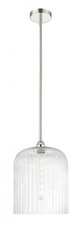 Bridal Veil - 1 Light - 5 inch - Polished Nickel - Stem hung - Mini Pendant (3442|616-1S-PN-G559-12CL)