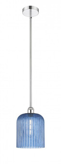 Bridal Veil - 1 Light - 5 inch - Polished Chrome - Stem hung - Mini Pendant (3442|616-1S-PC-G559-8BL)