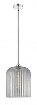 Bridal Veil - 1 Light - 5 inch - Polished Chrome - Stem hung - Mini Pendant (3442|616-1S-PC-G559-12SM)