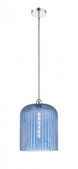 Bridal Veil - 1 Light - 5 inch - Polished Chrome - Stem hung - Mini Pendant (3442|616-1S-PC-G559-12BL)