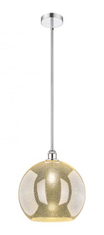 Athens - 1 Light - 14 inch - Polished Chrome - Stem hung - Pendant (3442|616-1S-PC-G128-14)