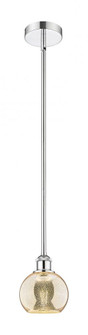 Athens - 1 Light - 6 inch - Polished Chrome - Stem hung - Mini Pendant (3442|616-1S-PC-G128-6)
