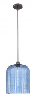 Bridal Veil - 1 Light - 5 inch - Oil Rubbed Bronze - Stem hung - Mini Pendant (3442|616-1S-OB-G559-12BL)