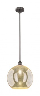 Athens - 1 Light - 14 inch - Oil Rubbed Bronze - Stem hung - Pendant (3442|616-1S-OB-G128-14)