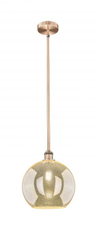 Athens - 1 Light - 12 inch - Antique Copper - Stem hung - Mini Pendant (3442|616-1S-AC-G128-12)