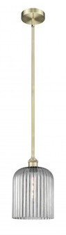 Bridal Veil - 1 Light - 5 inch - Antique Brass - Stem hung - Mini Pendant (3442|616-1S-AB-G559-8SM)