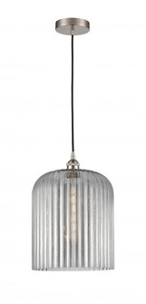 Bridal Veil - 1 Light - 5 inch - Brushed Satin Nickel - Cord hung - Mini Pendant (3442|616-1P-SN-G559-12SM)