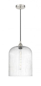 Bridal Veil - 1 Light - 5 inch - Polished Nickel - Cord hung - Mini Pendant (3442|616-1P-PN-G559-12SDY)