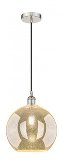 Athens - 1 Light - 12 inch - Polished Nickel - Cord hung - Mini Pendant (3442|616-1P-PN-G128-12)
