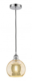 Athens - 1 Light - 8 inch - Polished Chrome - Cord hung - Mini Pendant (3442|616-1P-PC-G128-8)