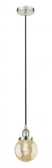 Beacon - 1 Light - 6 inch - Polished Nickel - Cord hung - Mini Pendant (3442|616-1PH-PN-G208-6)