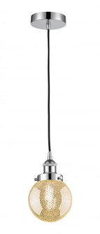Beacon - 1 Light - 6 inch - Polished Chrome - Cord hung - Mini Pendant (3442|616-1PH-PC-G208-6)