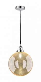 Beacon - 1 Light - 12 inch - Polished Chrome - Cord hung - Mini Pendant (3442|616-1PH-PC-G208-12)