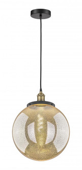 Beacon - 1 Light - 14 inch - Black Antique Brass - Mini Pendant (3442|616-1PH-BAB-G208-14)