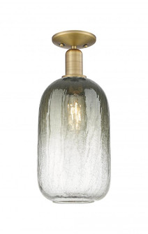 Brookhaven Cloche - 1 Light - 6 inch - Brushed Brass - Semi-Flush Mount (3442|716-1C-BB-G482-7SL)