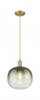 Brookhaven Sphere - 1 Light - 6 inch - Brushed Brass - Cord hung - Mini Pendant (3442|716-1P-BB-G481-10SL)