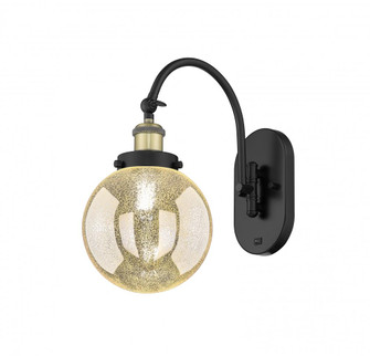 Beacon - 1 Light - 8 inch - Black Antique Brass - Adjustable Swing Arm (3442|918-1W-BAB-G208-8)