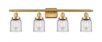 Bell - 4 Light - 36 inch - Satin Gold - Bath Vanity Light (3442|916-4W-SG-G52)