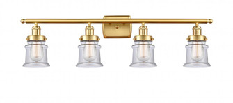 Canton - 4 Light - 36 inch - Satin Gold - Bath Vanity Light (3442|916-4W-SG-G182S)