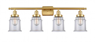 Canton - 4 Light - 36 inch - Satin Gold - Bath Vanity Light (3442|916-4W-SG-G182)