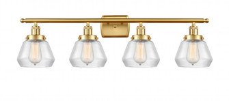 Fulton - 4 Light - 36 inch - Satin Gold - Bath Vanity Light (3442|916-4W-SG-G172)