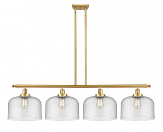 Bell - 4 Light - 48 inch - Satin Gold - Stem Hung - Island Light (3442|916-4I-SG-G74-L)