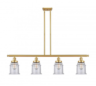 Canton - 4 Light - 48 inch - Satin Gold - Stem Hung - Island Light (3442|916-4I-SG-G184)