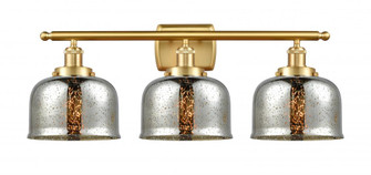 Bell - 3 Light - 28 inch - Satin Gold - Bath Vanity Light (3442|916-3W-SG-G78)