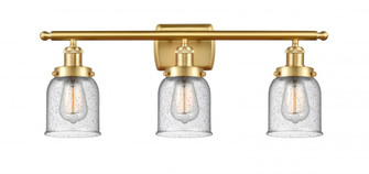 Bell - 3 Light - 26 inch - Satin Gold - Bath Vanity Light (3442|916-3W-SG-G54)