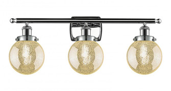 Beacon - 3 Light - 26 inch - Polished Chrome - Bath Vanity Light (3442|916-3W-PC-G208-6)