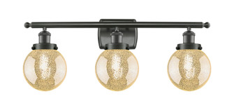 Beacon - 3 Light - 26 inch - Oil Rubbed Bronze - Bath Vanity Light (3442|916-3W-OB-G208-6)