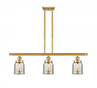 Bell - 3 Light - 36 inch - Satin Gold - Stem Hung - Island Light (3442|916-3I-SG-G58)