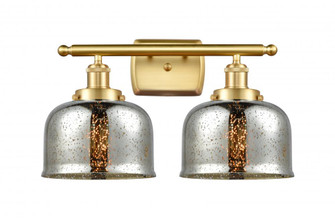 Bell - 2 Light - 18 inch - Satin Gold - Bath Vanity Light (3442|916-2W-SG-G78)