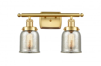 Bell - 2 Light - 16 inch - Satin Gold - Bath Vanity Light (3442|916-2W-SG-G58)