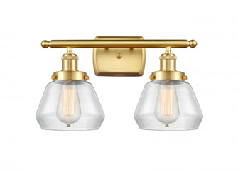 Fulton - 2 Light - 16 inch - Satin Gold - Bath Vanity Light (3442|916-2W-SG-G172)
