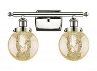 Beacon - 2 Light - 16 inch - Polished Nickel - Bath Vanity Light (3442|916-2W-PN-G208-6)