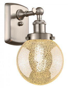 Beacon - 1 Light - 6 inch - Brushed Satin Nickel - Sconce (3442|916-1W-SN-G208-6)