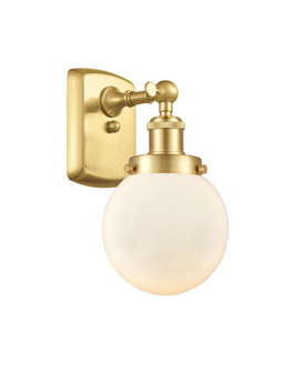 Beacon - 1 Light - 6 inch - Satin Gold - Sconce (3442|916-1W-SG-G201-6)