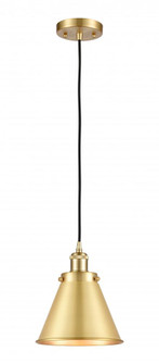 Appalachian - 1 Light - 8 inch - Satin Gold - Cord hung - Mini Pendant (3442|916-1P-SG-M13-SG)
