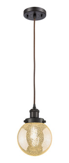Beacon - 1 Light - 6 inch - Oil Rubbed Bronze - Cord hung - Mini Pendant (3442|916-1P-OB-G208-6)