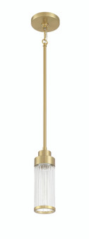 Whittley 1 Light Mini Pendant in Satin Brass (20|60191-SB)