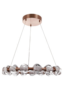 Jackie 15 Light LED Chandelier in Satin Brass (20|59415-SB-LED)