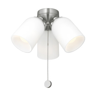 Emile Light Kit in Brushed Nickel with Etched White Glass (38|MC267BS)