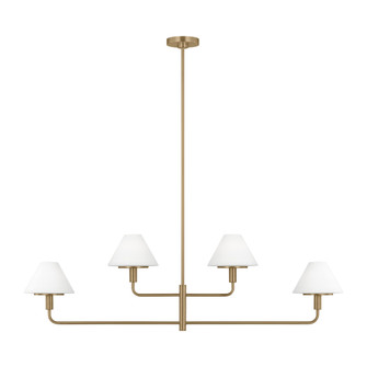 Mendota Four Light Chandelier (38|GLC1244SB)