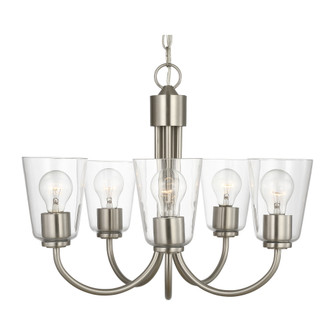 Miles Five Light Chandelier (38|GLC1145BS)