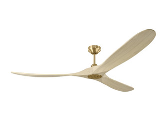 Maverick Smart 70 Ceiling Fan in Burnished Brass with Washed White Oak Blades (6|3MAVSM70BBSWWO)