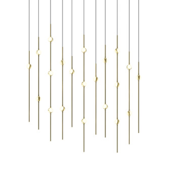 Aries 36'' Rectangle LED Pendant (2700K) w/20' Cords (107|2016.38W-27-J20)