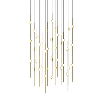 Aries 24'' Square LED Pendant (2700K) w/20' Cords (107|2015.38W-27-J20)