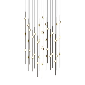 Aries 24'' Square LED Pendant (2200K) w/20' Cords (107|2015.33W-22-J20)