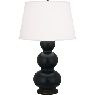 Matte Obsidian Triple Gourd Table Lamp (237|MOS41)